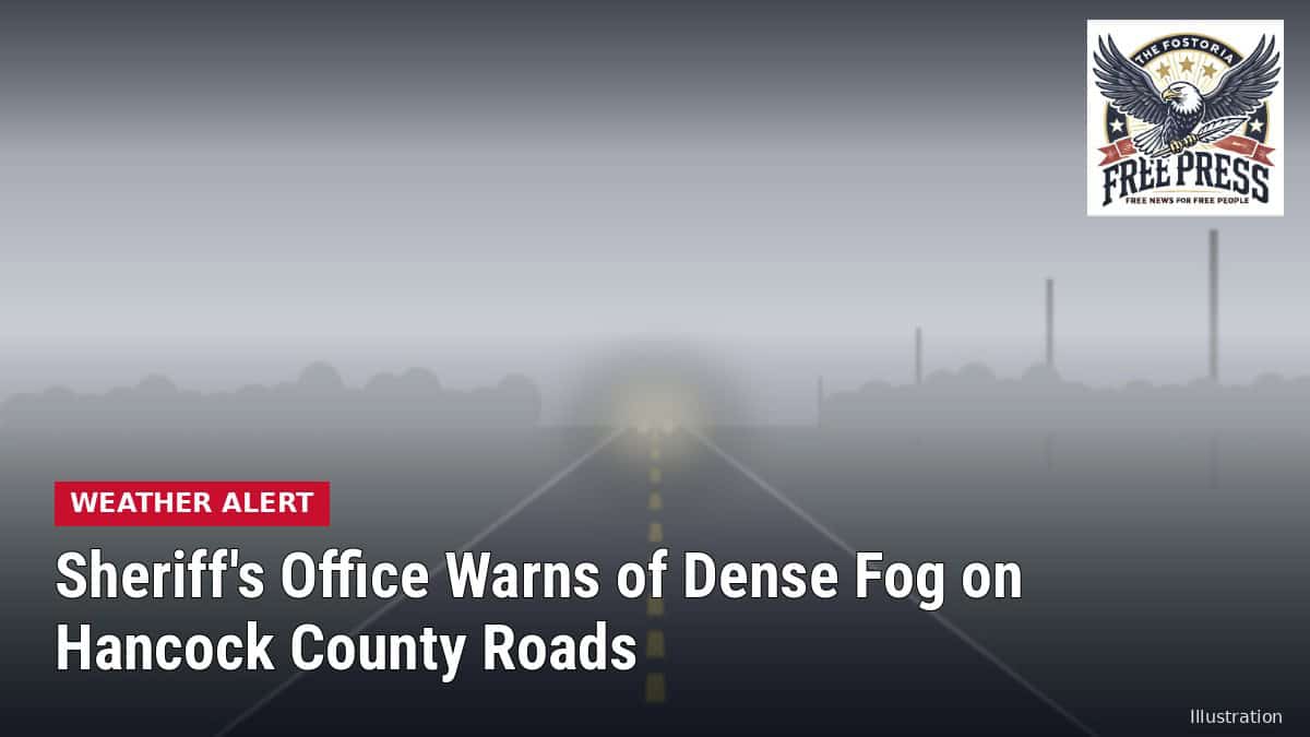 FINDLAY | Hancock County Sheriff Warns Drivers of Dense Fog Friday ...